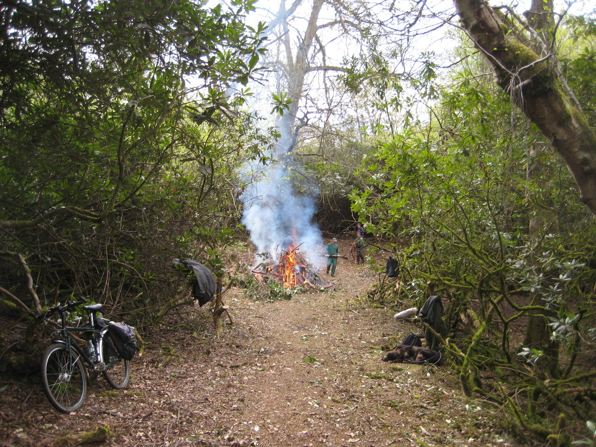 clearing the footpath from Kuoni to terrace on 27 April